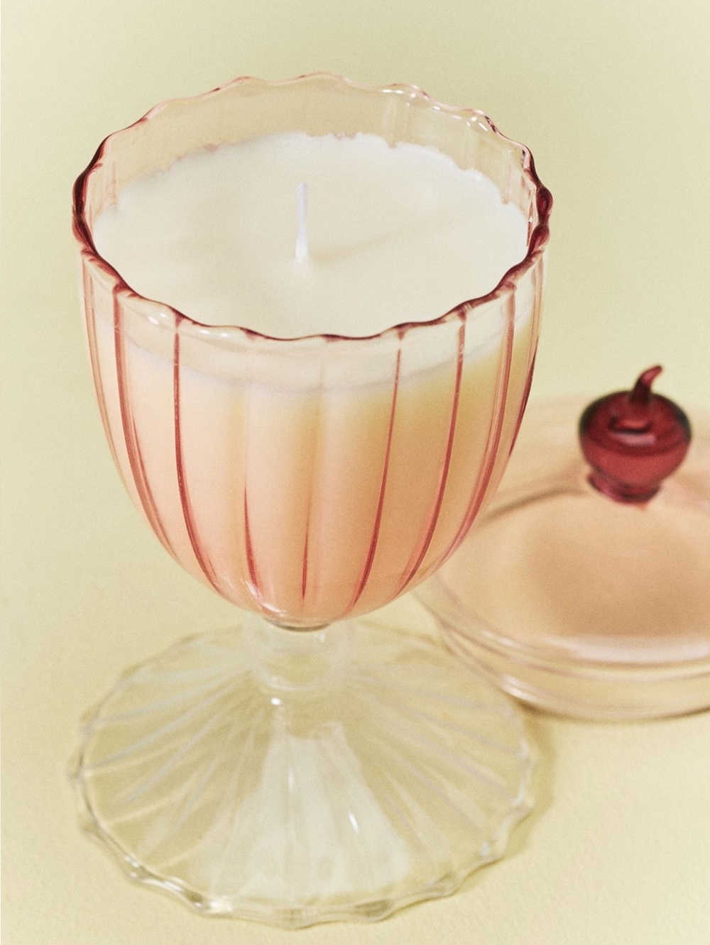 Anthropologie Vanilla Milkshake Glass Candle Astrid Gourmand New Ice Cream